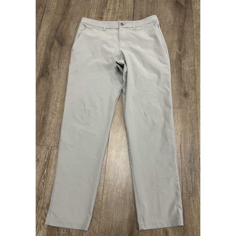 Lululemon ABC Classic Fit Pants Mens 32 X 30 Gray Casual Trousers LM5AO5